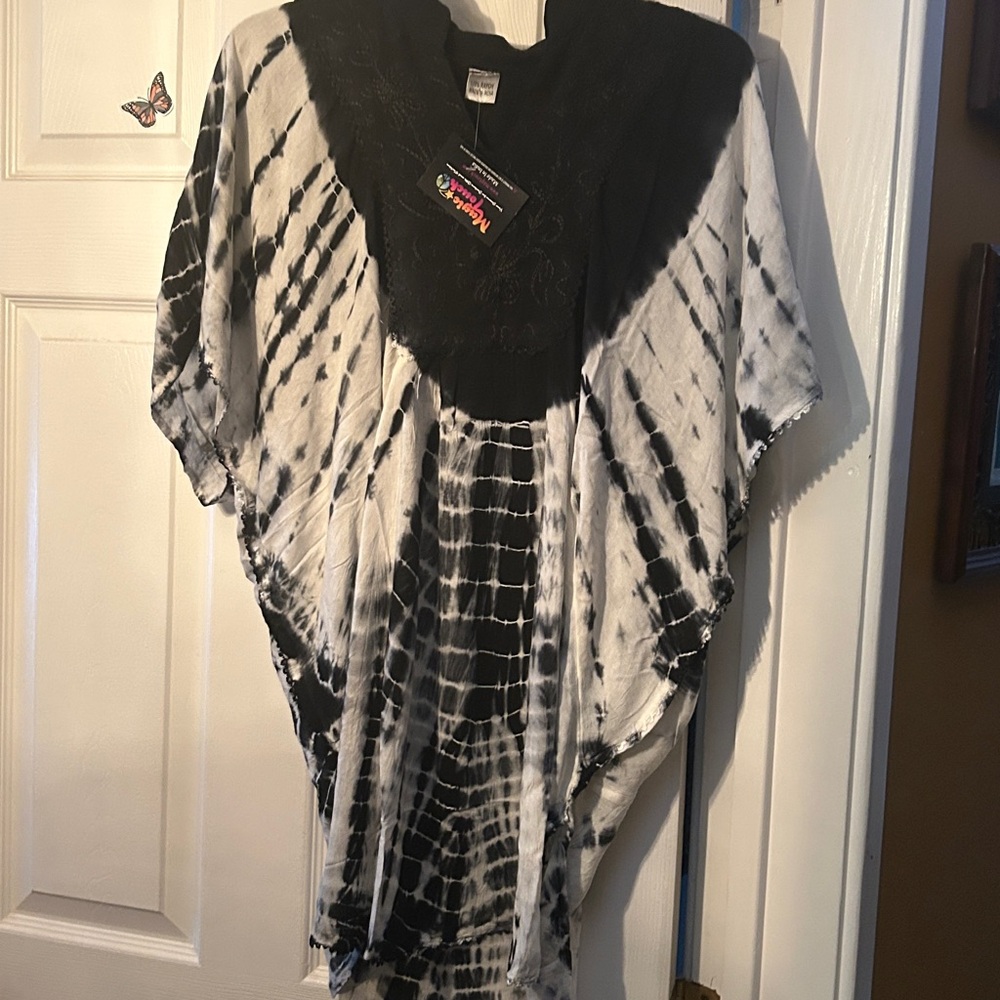 Magic Black Embroidered Top